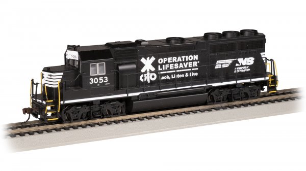 (image for) EMD GP40 - Norfolk Southern #3053 (Operation Lifesaver)