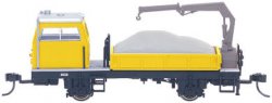 (image for) HO Ballast Vehicle w/ Crane