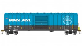 (image for) 50'6" Outside Braced Sliding Door Box Car - Pam Am® #31993