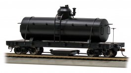 (image for) Track Cleaning Tank Car - Painted Unlettered - Black