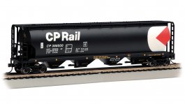 (image for) Canadian 4 Bay Cylindrical Grain Hopper - CP Rail #388500