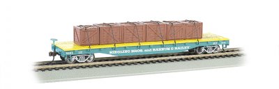 Ringling Bros. & Barnum & Bailey™ - Flat Car w/ Crates, Blue