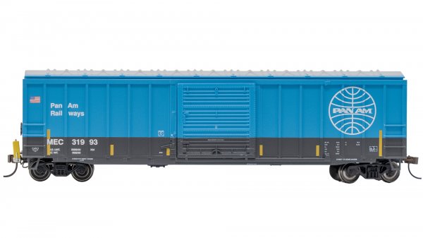 (image for) 50' Outside Braced Box Car with Flashing End of Train Device - Pan Am® #31993