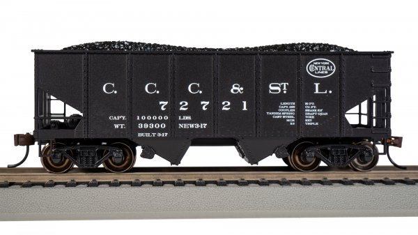 (image for) 55-Ton 2-Bay USRA Outside Braced Hopper - New York Central #72721