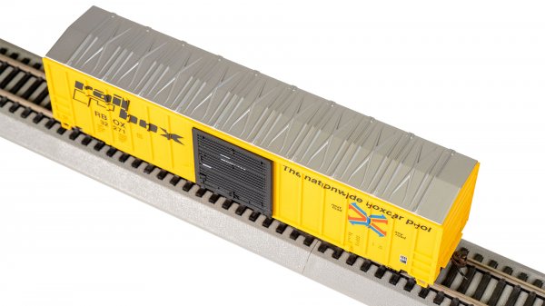 (image for) 50' Outside Braced Box Car with Flashing End of Train Device - Railbox