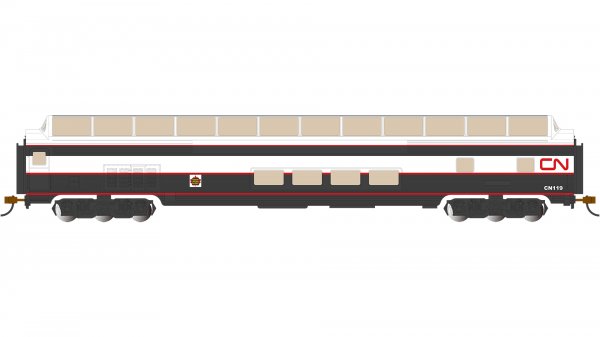 (image for) 85' Budd Full Dome - Canadian National #119
