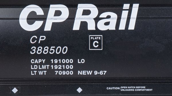 (image for) 56' ACF Center-Flow Hopper - CP Rail #388500