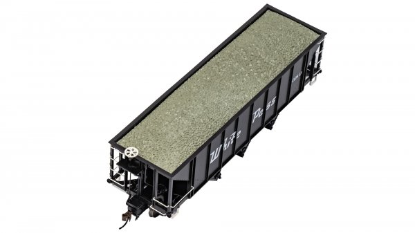 (image for) 3-Bay Hopper with Removable Load - White Pass & Yukon #680 with Ballast Load