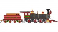 (image for) 19th Century 4-6-0 - Central Pacific #25 “Yuba” with Wood Load