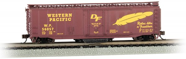 (image for) Track-Cleaning 50' Plug-Door Box Car - Western Pacific™ #56057