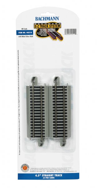 (image for) 4.50" Straight (HO Scale Nickel Silver)