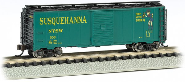 (image for) AAR 40' Steel Box Car - N. Y. S. & W (Suzy Q)