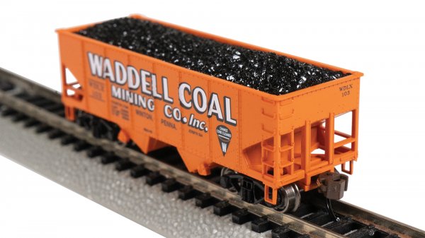 (image for) USRA 55-Ton 2-Bay Hopper - Waddell Coal #103