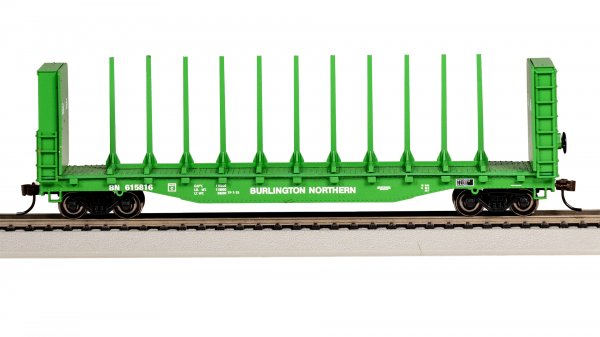 (image for) 52' Center-Beam Flatcar - Burlington Northern #615816