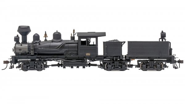 (image for) 80-Ton Three-Truck Shay - Painted Unlettered - Black