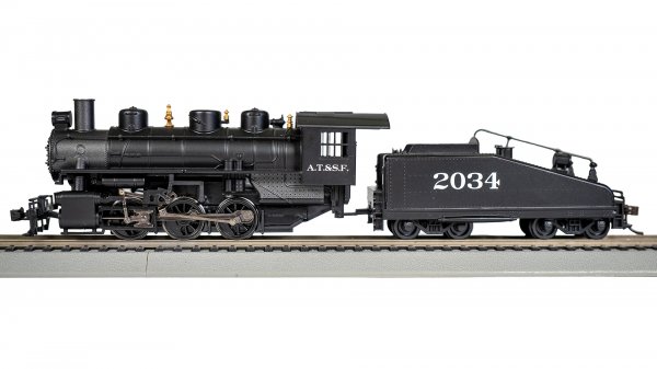 (image for) USRA 0-6-0 w/ Smoke & Slope Tender - Santa Fe #2034