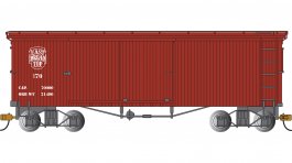 (image for) Wood-Side Boxcar - East Broad Top #170