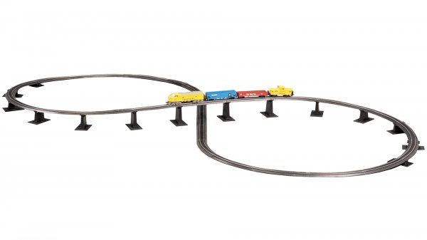 (image for) E-Z TRACK® Over-Under Figure 8 Track Pack (HO Scale Steel Alloy)