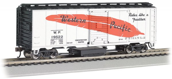 (image for) Track Cleaning 40' Boxcar - Western Pacific™ #19522 (Feather)