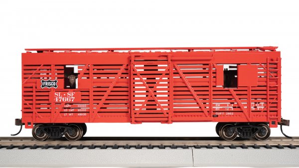 (image for) 40' Animated Stock Car - Frisco #47667 with Cattle
