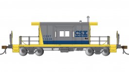 (image for) Short Body Bay Window Transfer Caboose - CSX® #16630