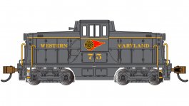 (image for) GE 44-Ton Switcher - Western Maryland® #75