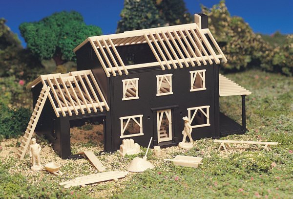 (image for) House Under Construction (HO Scale)