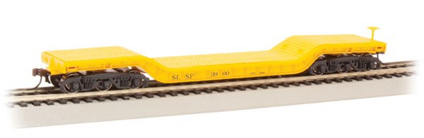 (image for) 52' Center-Depressed Flat Car - Frisco #3900 (HO Scale)