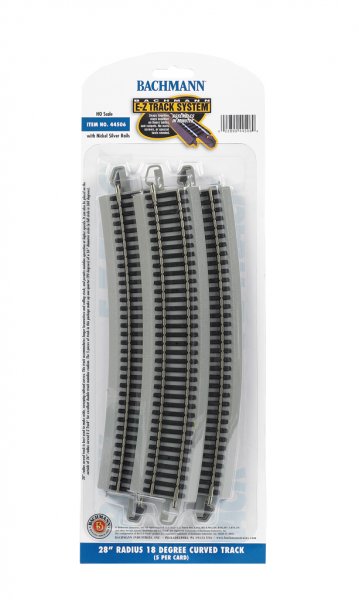 (image for) 28" Radius 18 Degree Curved (HO Scale Nickel Silver)