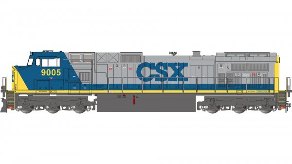 (image for) GE Dash 9 - CSX® #9005 (Bright Future)