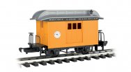 (image for) Baggage - Short Line Railroad - Yellow With Silver Roof