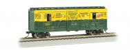 C & NW™ - 40ft Animated Stock Car w/ horses (HO Scale)