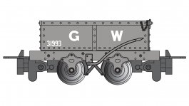 (image for) Open End-Door Wagon - Great Western Railway