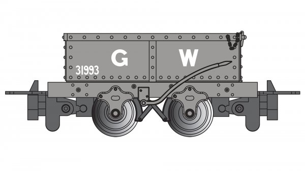 (image for) Open End-Door Wagon - Great Western Railway