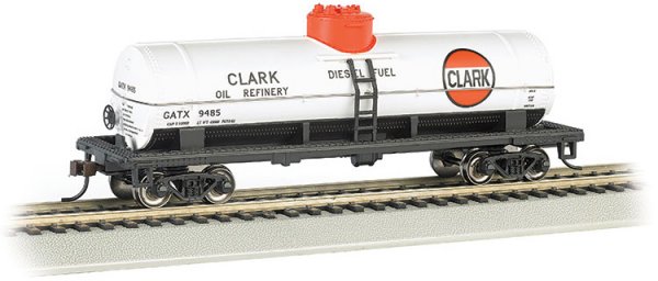 (image for) 40' Single-Dome Tank Car - Clark #9485