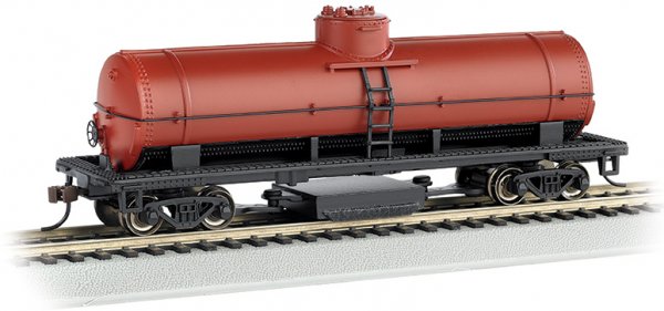 (image for) 40' Track Cleaning Tank Car - Unlettered - Oxide Red