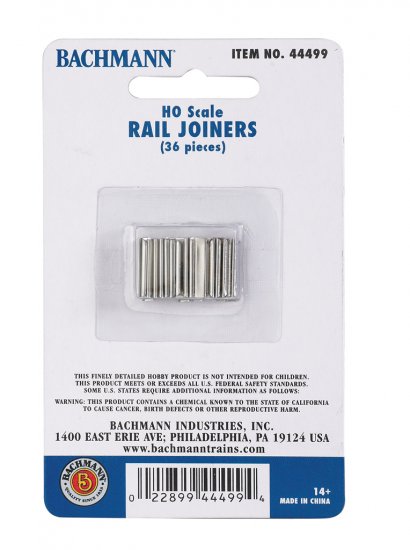 Rail Joiners (HO Scale) - Click Image to Close
