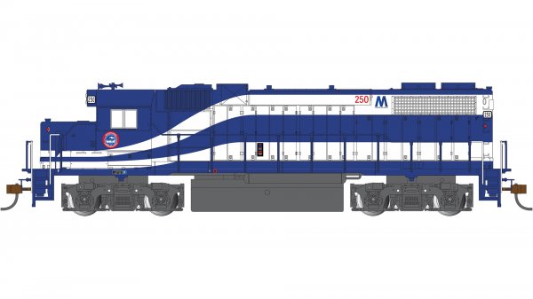 (image for) EMD GP38-2 - LONG ISLAND RAIL ROAD #250 (Bicentennial Logo) (without Dynamic Brakes)