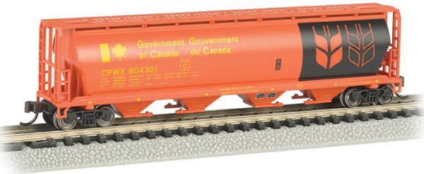 (image for) Gov. Of Canada - Red - 4 Bay Cylindrical Grain Hopper