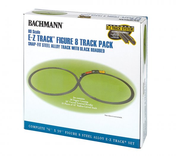 (image for) Steel Alloy E-Z TRACK® Figure 8 Track Pack (HO Scale Steel Alloy)