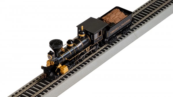 (image for) 4-4-0 American - Virginia & Truckee #12 "Genoa" w/ Wood Load (DCC Sound Value)