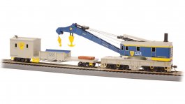 (image for) 250-Ton Steam Crane & Boom Tender - Delaware & Hudson