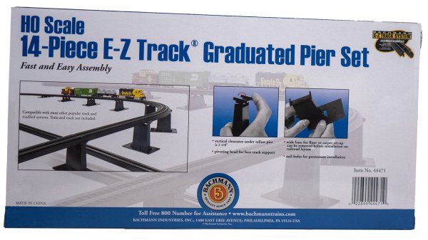 (image for) 14-Piece Graduated Pier Set (HO Scale)