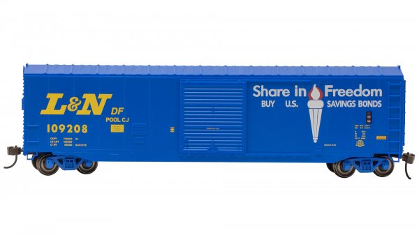 (image for) 50' Sliding Door Boxcar (US Saving Bonds) - Louisville & Nashville® #109208 (without roofwalk)