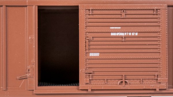 (image for) 50' Outside Braced Box Car with Flashing End of Train Device - Frisco #44213