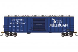 (image for) ACF 50'6" Outside Braced Box Car - Detroit & Mackinac #2463