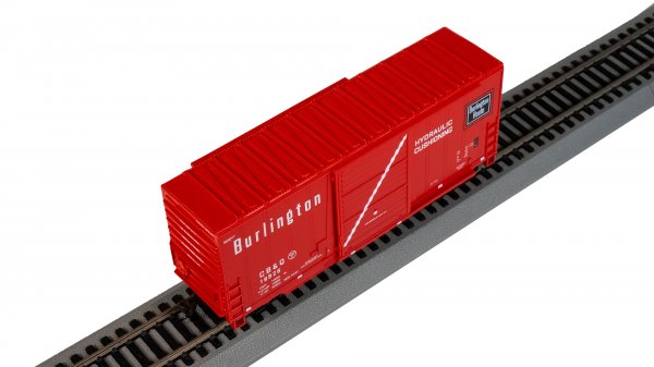 (image for) 40' Hi-Cube Boxcar - Burlington #19826