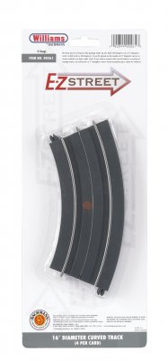 E-Z Street® 16" Diameter Curved Track (4/Card)