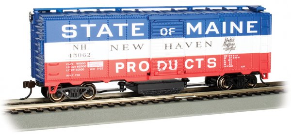 (image for) Track Cleaning 40' Boxcar - New Haven - State of Maine #45062