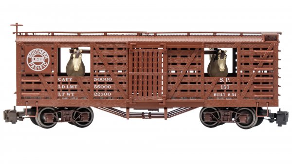(image for) Animated Stock Car - Southern Pacific™ with Horses